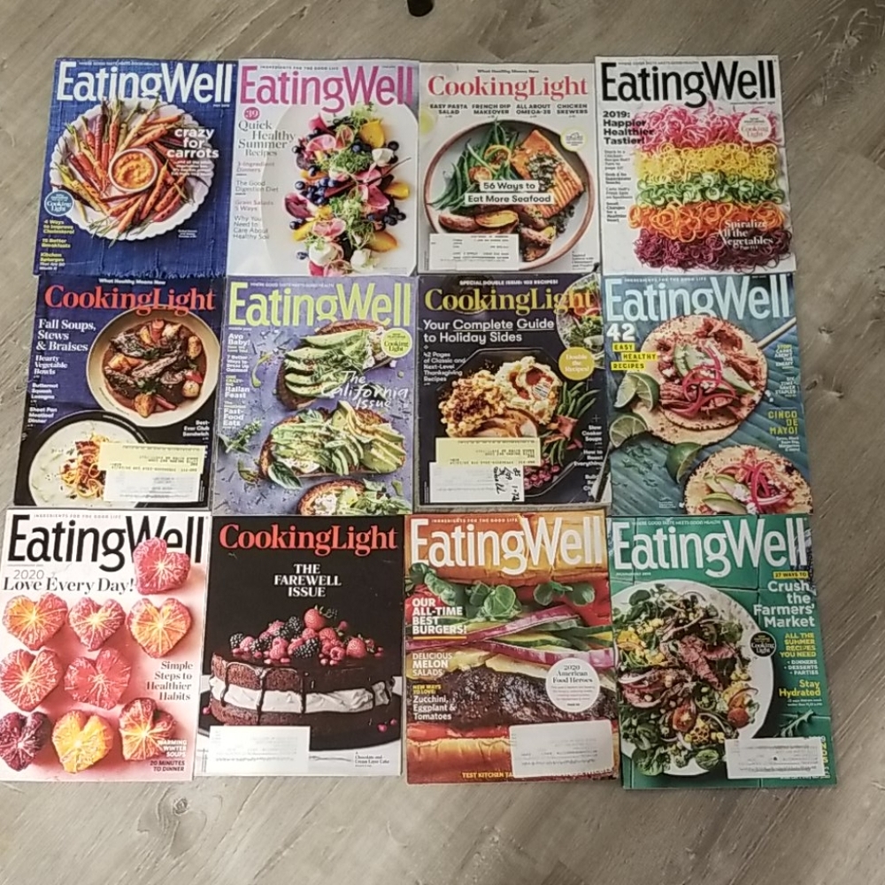 Eatingwell and cookinglight cook books 12